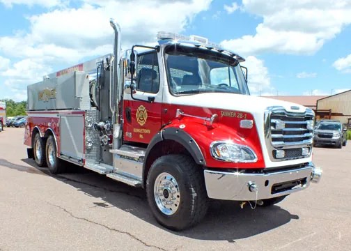 4 Guys Elliptical Tanker for Kunkletown Volunteer Fire Company
